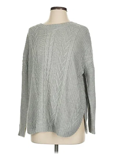 Pre-owned Natural Reflections Pullover Sweater In Gray