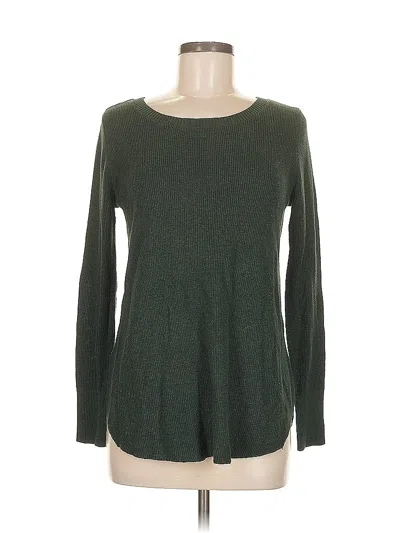 Pre-owned Natural Reflections Pullover Sweater In Green