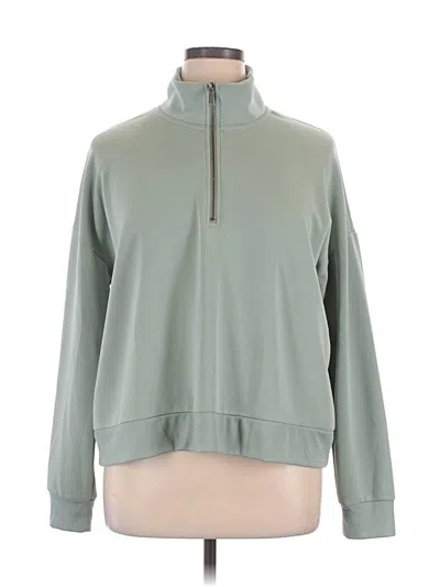 Pre-owned Natural Reflections Pullover Sweater In Green