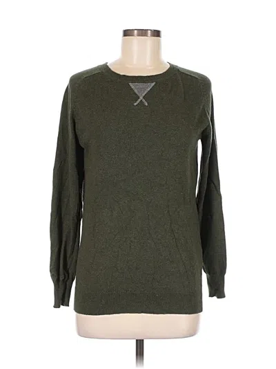 Pre-owned Natural Reflections Pullover Sweater In Green