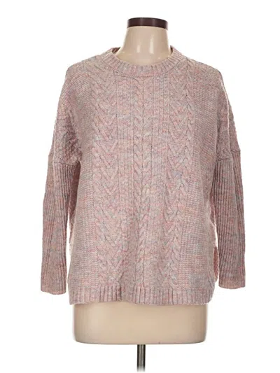 Pre-owned Natural Reflections Pullover Sweater In Pink