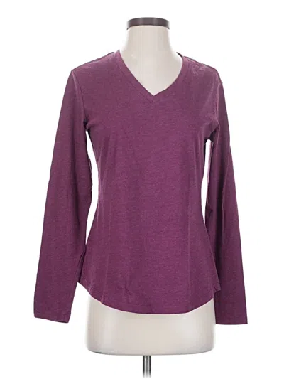 Pre-owned Natural Reflections Pullover Sweater In Purple