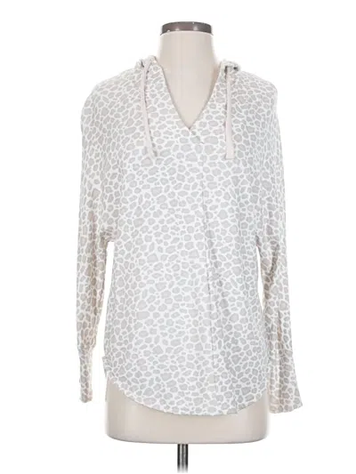 Pre-owned Natural Reflections Pullover Sweater In White