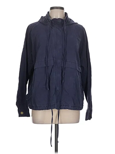 Pre-owned Natural Reflections Raincoat In Blue