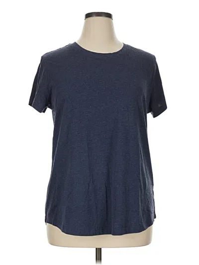 Pre-owned Natural Reflections Short Sleeve T-shirt In Blue