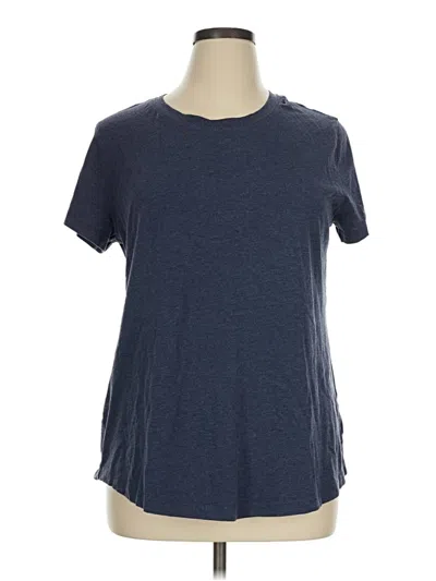 Pre-owned Natural Reflections Short Sleeve T-shirt In Blue