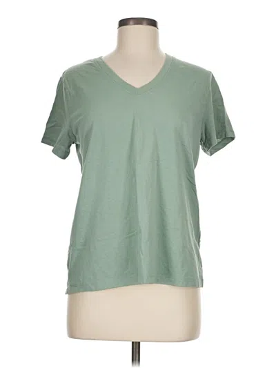 Pre-owned Natural Reflections Short Sleeve T-shirt In Green