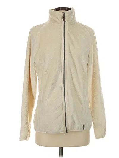 Pre-owned Natural Reflections Track Jacket In Ivory