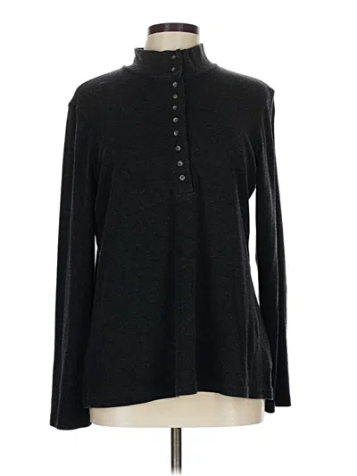 Pre-owned Natural Reflections Turtleneck Sweater In Black