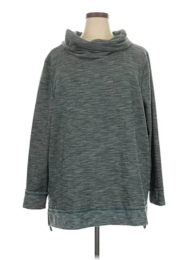 Pre-owned Natural Reflections Turtleneck Sweater In Blue