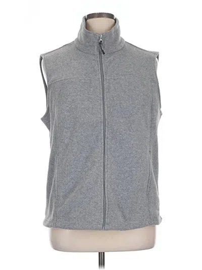 Pre-owned Natural Reflections Vest In Gray