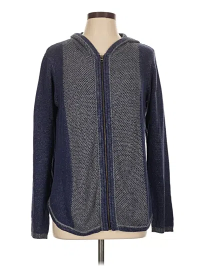 Pre-owned Natural Reflections Zip Up Hoodie In Blue