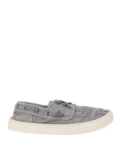 Natural World Man Loafers Grey Size 9 Textile Fibers In Gray