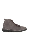 Natural World Woman Ankle Boots Lead Size 11 Soft Leather In Grey