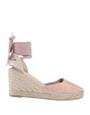 Natural World Woman Espadrilles Light Pink Size 11 Soft Leather