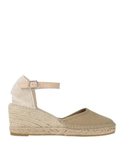 Natural World Woman Espadrilles Sand Size 7 Organic Cotton In Brown