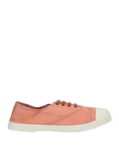 Natural World Woman Sneakers Coral Size 10 Organic Cotton In Red
