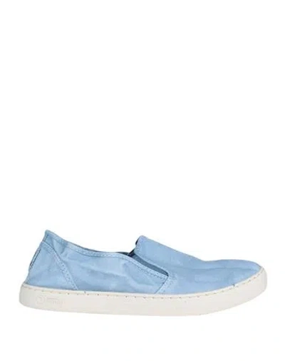 Natural World Woman Sneakers Light Blue Size 11 Organic Cotton