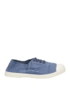 Natural World Woman Sneakers Navy Size 8 Organic Cotton In Blue