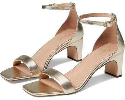 Naturalizer 27 Edit Iriss Dress Sandal Women 8.5 Gold Leather Ankle Strap Zpo991