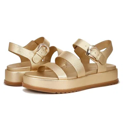 Naturalizer 27 Edit Zizi Sandals Women's Gold Ankle Strap Platform Htat1620