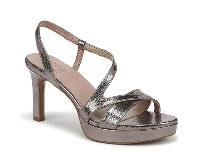Naturalizer Abby Platform Sandal In Silver