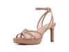 Naturalizer Wide Width Adara Platform Sandal In Brown