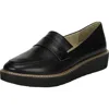 Naturalizer Adiline Womens Padded Insole Slip On Penny Loafers In Black