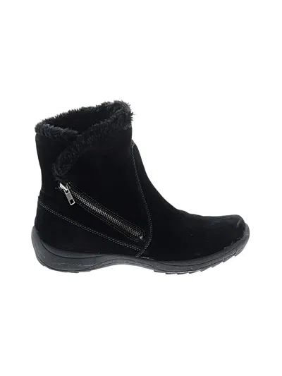 Pre-owned Naturalizer Ankle Boots In Black