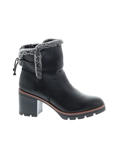 Pre-owned Naturalizer Ankle Boots In Black