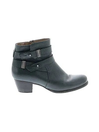 Pre-owned Naturalizer Ankle Boots In Teal