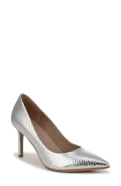 Naturalizer Anna Pointed Toe Pump In Silver