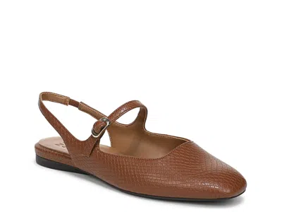 Naturalizer Annika Mary Jane Flat In Brown