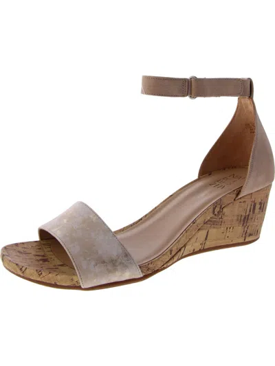 Naturalizer Areda Womens Cork Wedges In Multi