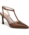 Naturalizer Astrid T-strap Dress Pumps In Cocoa Metallic Leather