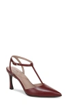 Naturalizer Astrid T-strap Pointed Toe Pump In Brown