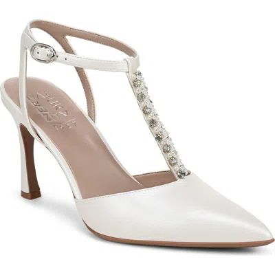 Naturalizer Astrid T-strap Pump In White