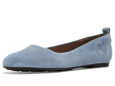Naturalizer Ava Women's Flat Shoes Blue Ash Suede: 7.5 M (b)