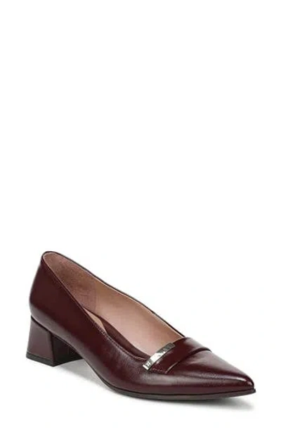 Naturalizer Avani Block Heel Pump In Burgundy