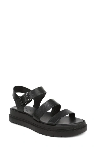Naturalizer Avenue Ankle Strap Platform Sandal In Black