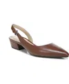 Naturalizer Banks Slingback Pump In Cocoa Brown Leather