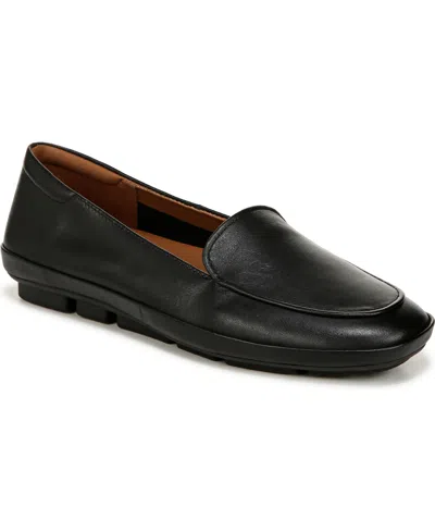 Naturalizer Bashful Slip On Loafers In Black Leather