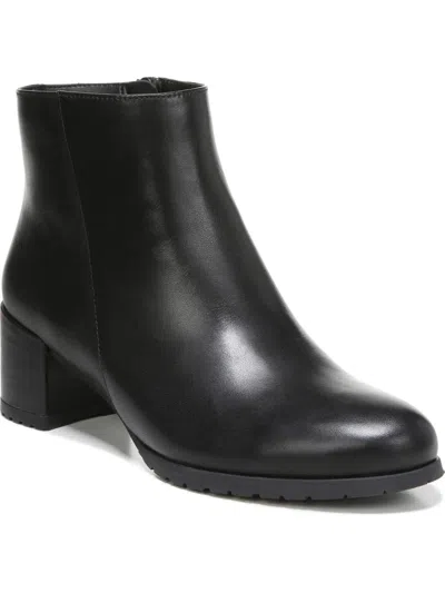 Naturalizer Bay Waterproof Booties In Black Waterproof Leather