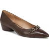 Naturalizer Becca Patent Leather Pointed Toe Pump In Gold
