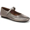 Naturalizer Behold Mary Jane Flat In Warm Silver Leather