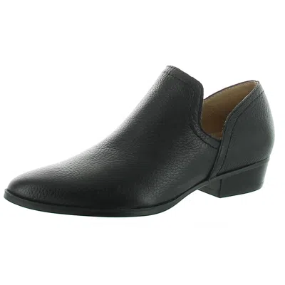 Naturalizer Belinda Womens Block Heel Solid Loafer Heels In Black