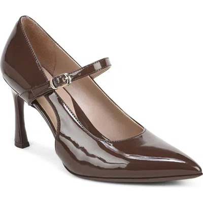 Naturalizer Blakely Faux Leather Mary Jane Pump In Brown