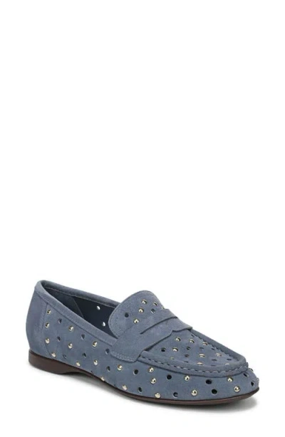 Naturalizer Bloom Stud Penny Loafer In Blue