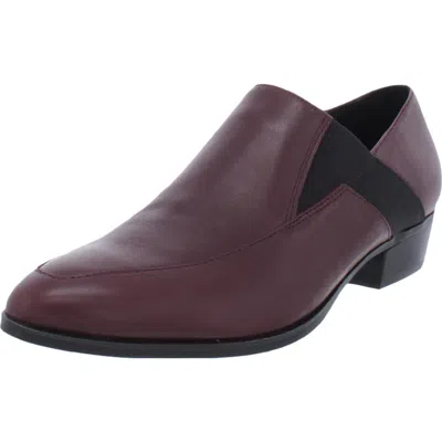 Naturalizer Boulder Womens Pointed Toe Ankle Shooties In Burgundy
