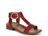 Naturalizer Brandy Ankle Strap Sandal In Red